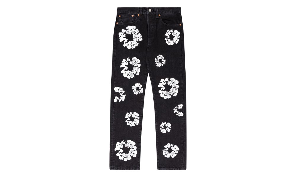 Denim Tears Cotton Wreath Jeans Black