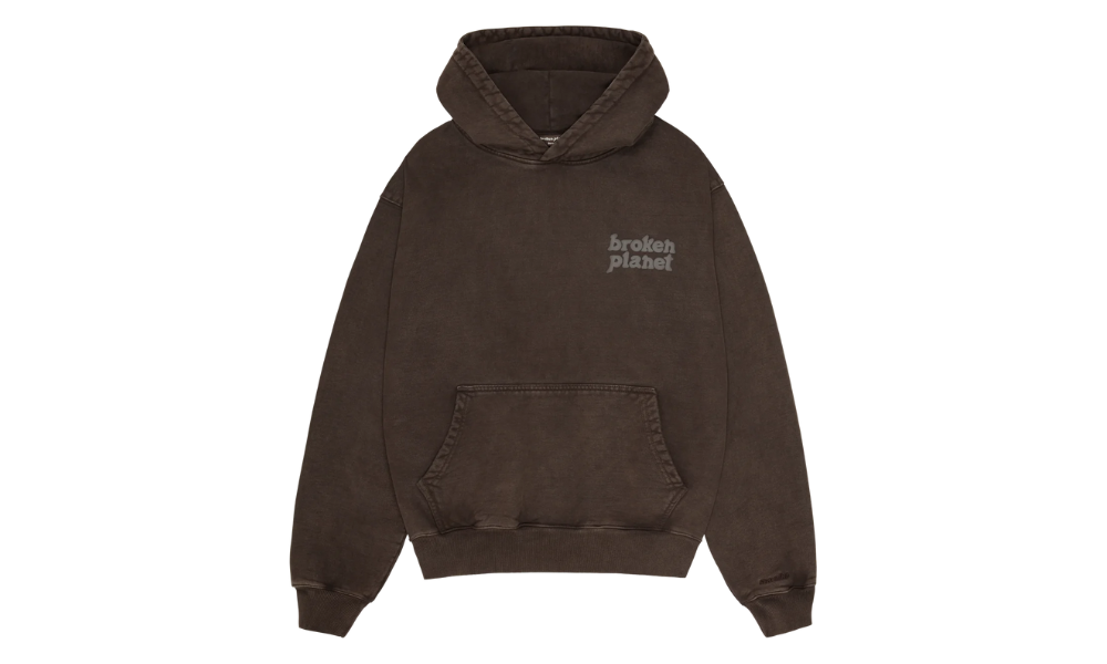 Broken Planet Basics Hoodie Washed Mocha Brown