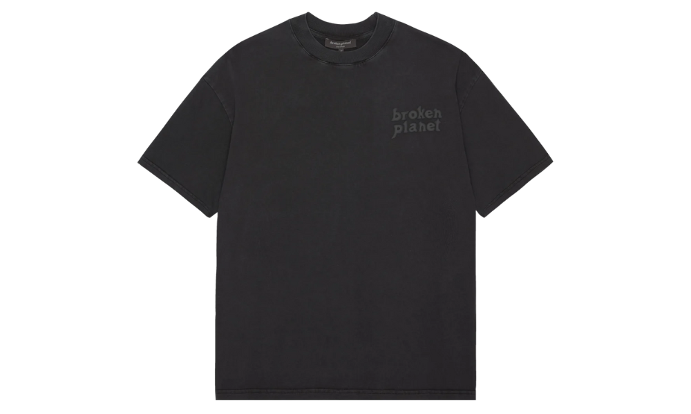 Broken Planet Basics T-Shirt Washed Midnight Black