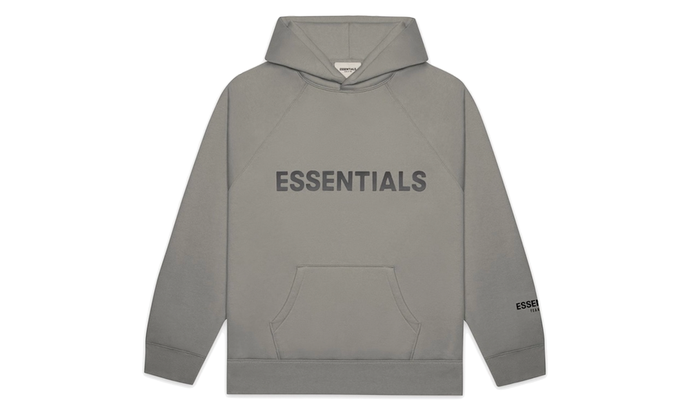 Fear of God Essentials Hoodie Cement SS20