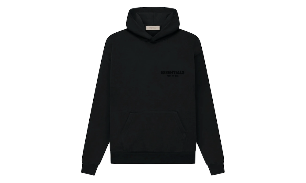 Fear of God Essentials Hoodie Black SS22