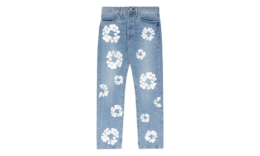 Denim Tears Cotton Wreath Jeans Light Wash