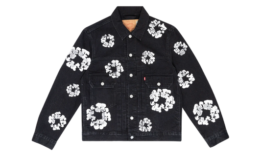 Denim Tears Cotton Wreath Type II Trucker Jacket Black