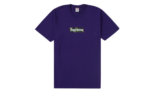 Supreme Box Logo T-Shirt Purple FW23