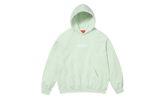 Supreme Box Logo Hoodie Light Green FW23