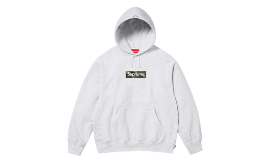 Supreme Box Logo Hoodie Ash Grey FW23