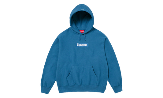 Supreme Box Logo Hoodie Blue FW23