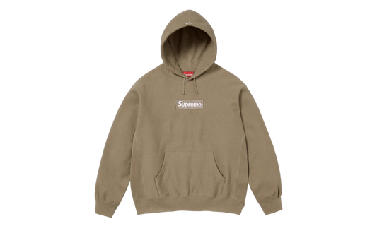 Supreme Box Logo Hoodie Dark Sand FW23