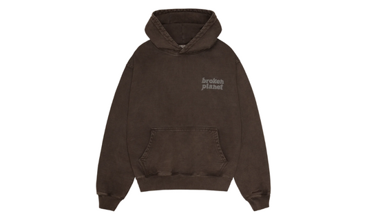 Broken Planet Basics Hoodie Washed Mocha Brown