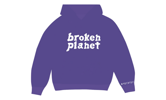 Broken Planet Hoodie Amethyst