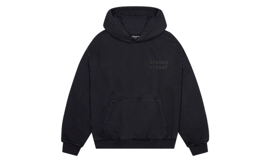 Broken Planet Basics Hoodie Washed Midnight Black