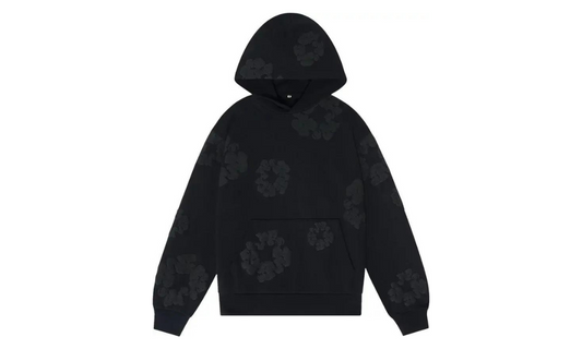Denim Tears Cotton Wreath Hooded Sweatshirt Monochrome Black