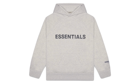 Fear of God Essentials Hoodie Light Heather Oatmeal SS20