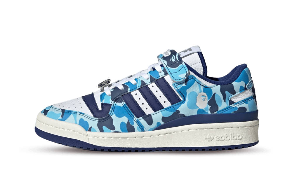 Adidas Forum 84 Low Bape 30th Anniversary Blue Camo