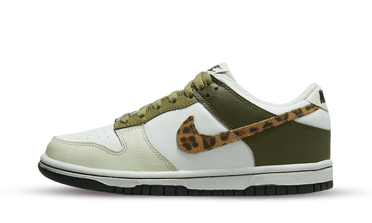 Nike Dunk Low GS Next Nature Olive Leopard