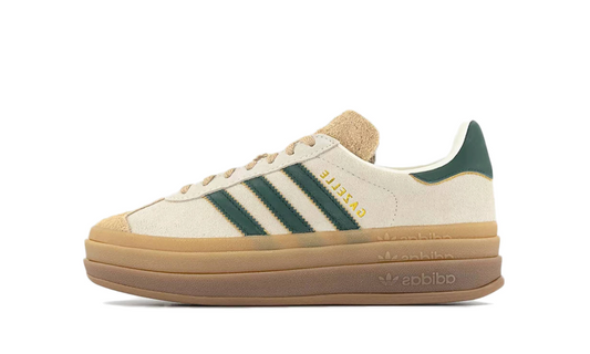 Adidas Gazelle Bold Beige Collegiate Green Women's