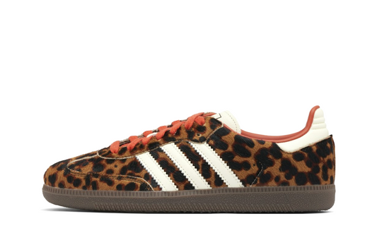Adidas Samba OG Leopard Cream Orange Women's