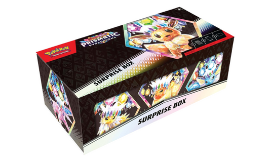 Pokemon TCG Scarlet & Violet 8.5 Prismatic Evolutions Surprise Box