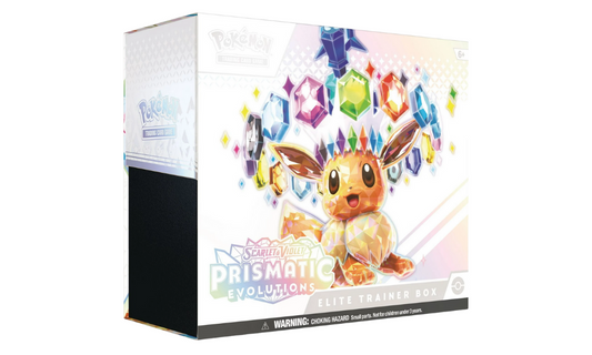 Pokemon TCG Scarlet & Violet 8.5 Prismatic Evolutions Pokemon Center Elite Trainer Box ETB