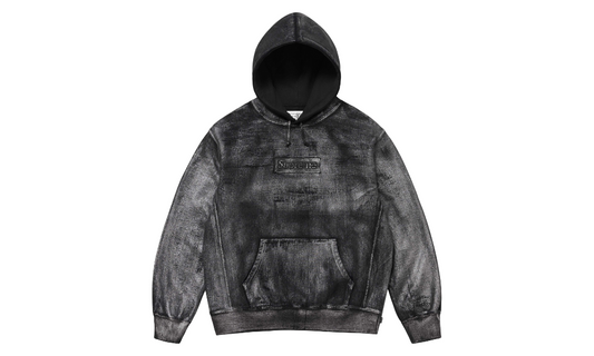 Supreme MM6 Maison Margiela Foil Box Logo Hoodie Black